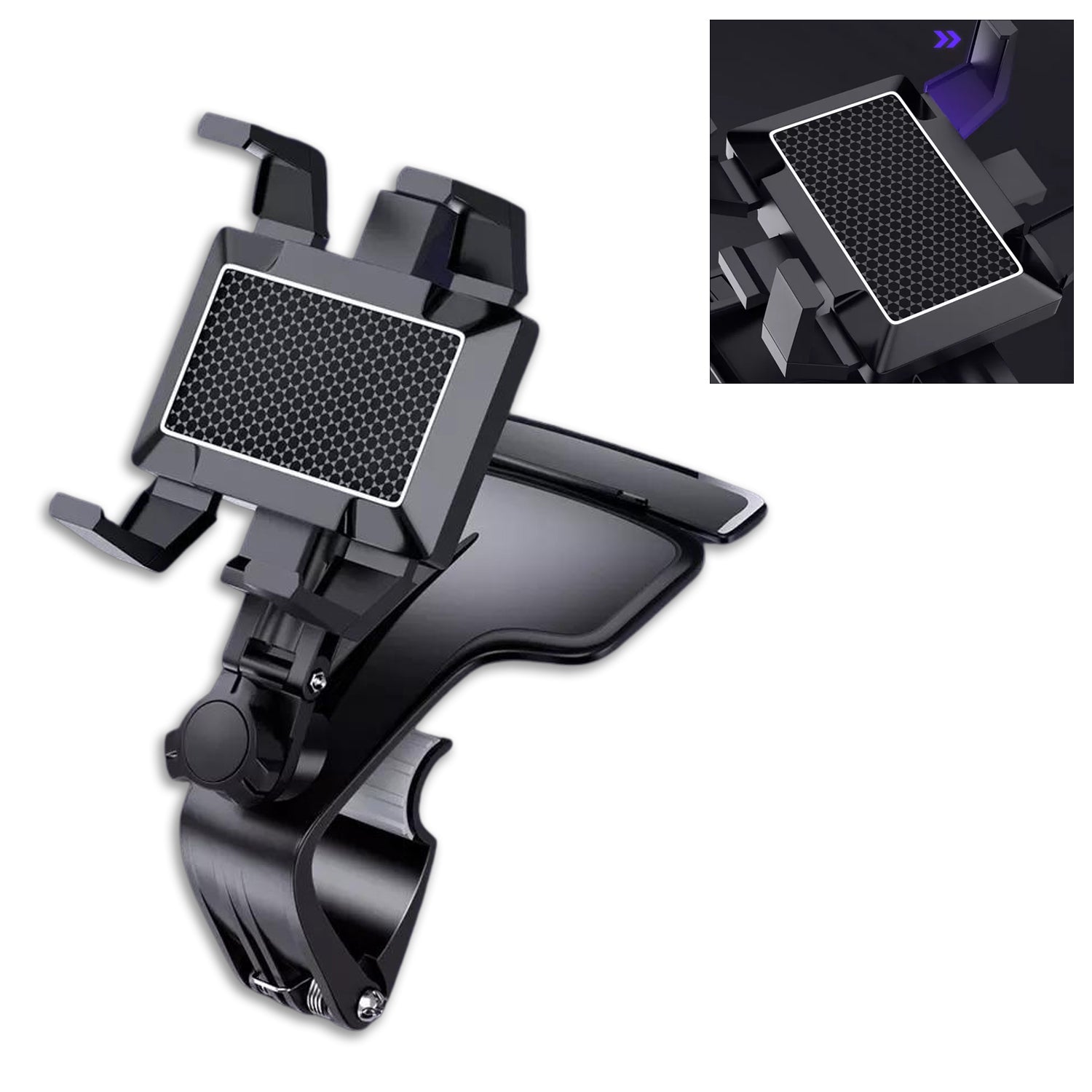 6281 Car Mobile Phone Holder Mount Stand with 360 Degree. Stable One Hand Operational Compatible with Car Dashboard. DeoDap 6281 Car Mobile Phone Holder Mount Stand with 360 Degree. Stable One Hand Operational Compatible with Car Dashboard. DeoDap